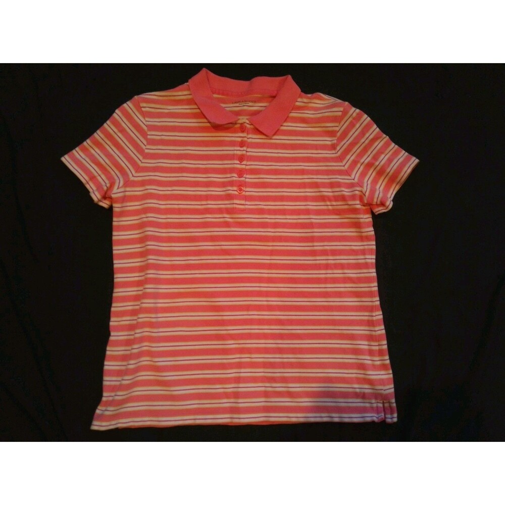 Laura Scott Woman's Medium Striped ShIrt Size Medium